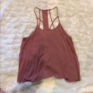 light pink tank top